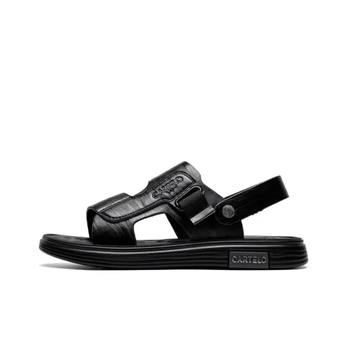 CARTELO Beach Sandals Men Black