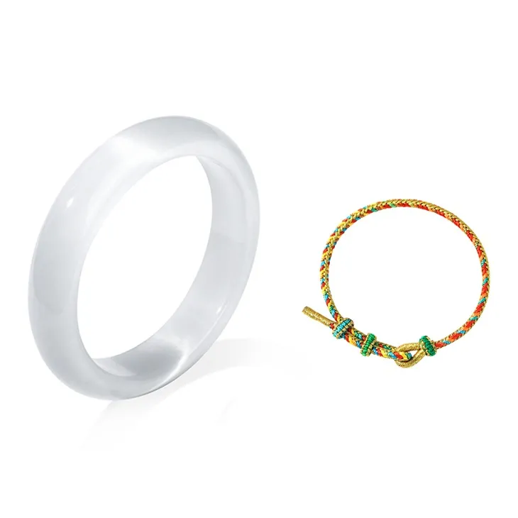 The Years Are Quiet Hand Woven Cord Bangles Unisex-0