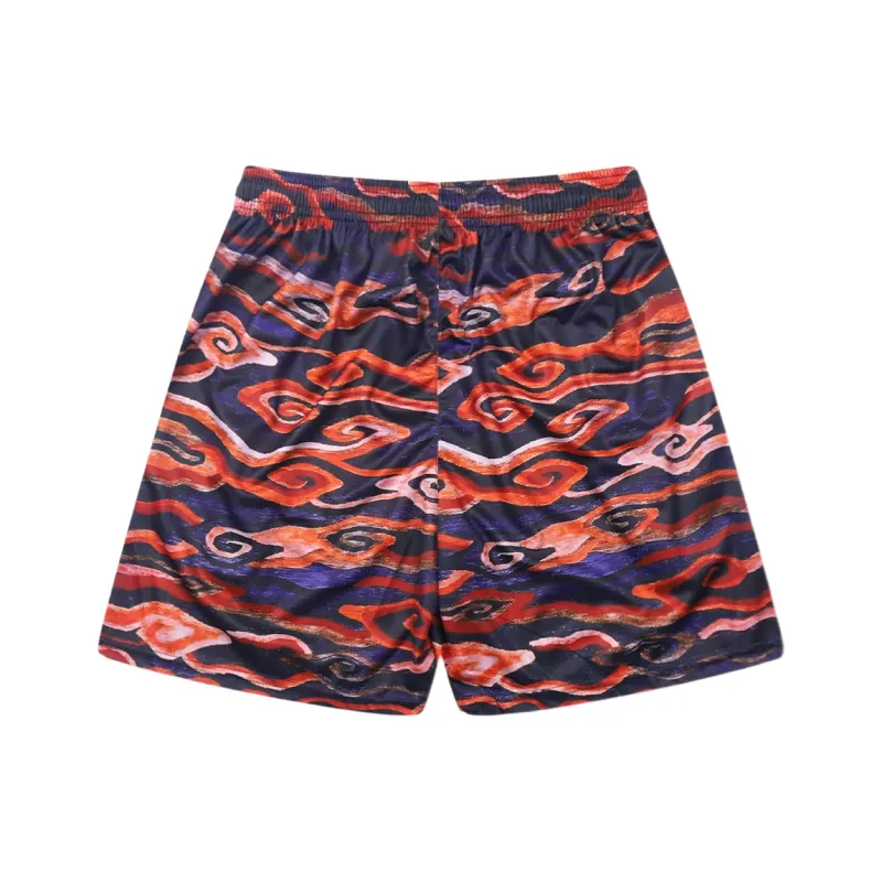 XDFM Casual Shorts Unisex 8020 Black Red-1
