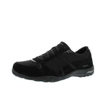 Skechers Arch Fit Anti Slip Wear Resistant Low Top Casual Shoes Women's Black