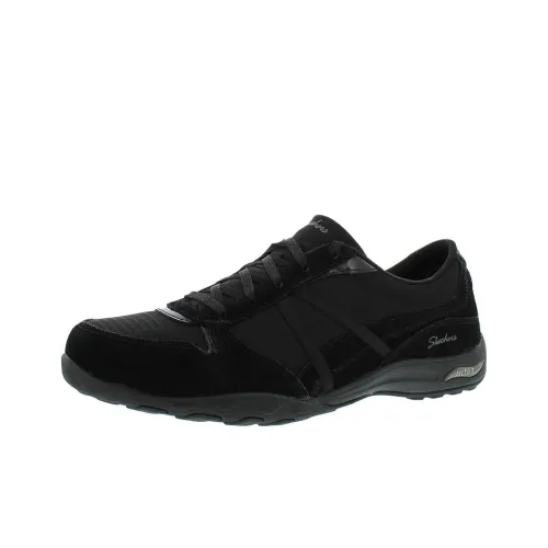 Skechers Arch Fit Anti Slip Wear Resistant Low Top Casual Shoes Women's Black