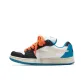 Indigo Orange Shoelace