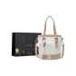 Ecru+Shopping Bag