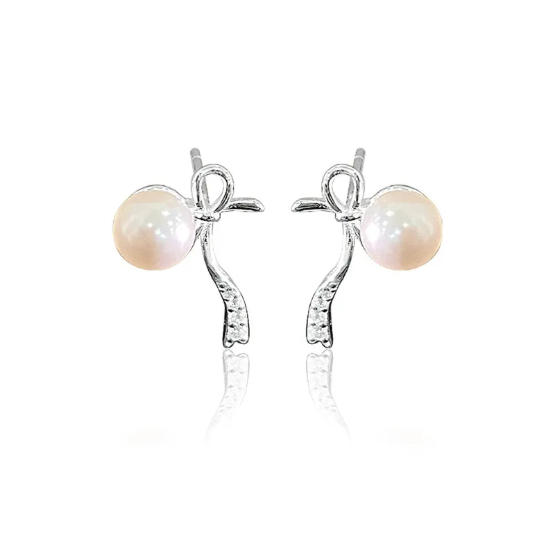 AIDIER 925 Sterling Silver Stud Earrings Women's-5