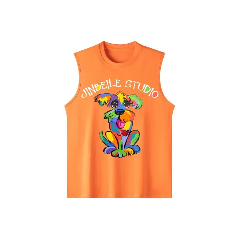 JINBEILE Tank Tops Unisex-14