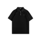 [7A Antibacterial Quick Dry Cooling]Black (Ho Red Blue Yellow Mountain Chest Logo)