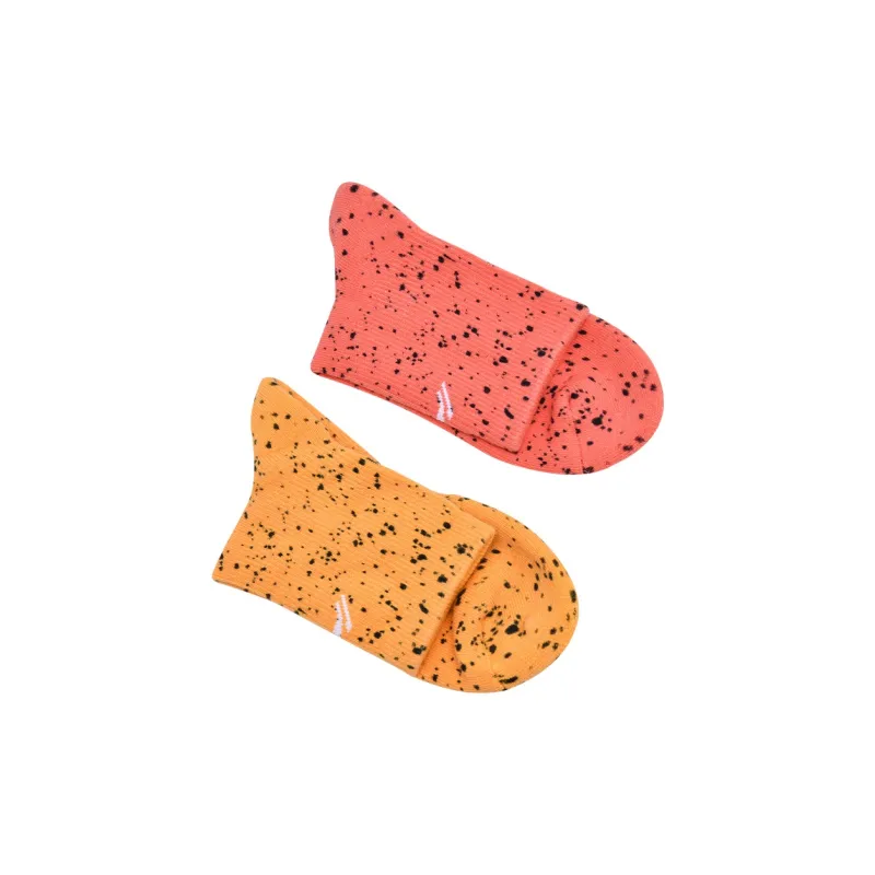 LiNing Mid Calf Socks Unisex Multi double Loading Red Yellow-6