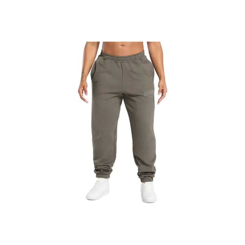 GYMSHARK Campus Classics Graphic Joggers Knitted Sweatpants Women's-10