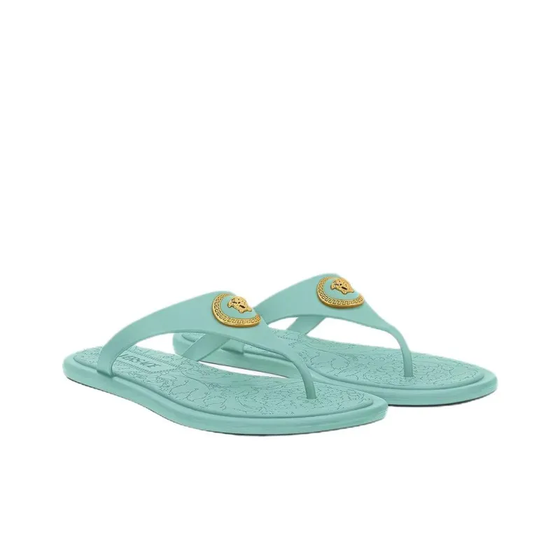 VERSACE Flip Flops Women's Mint Green-2