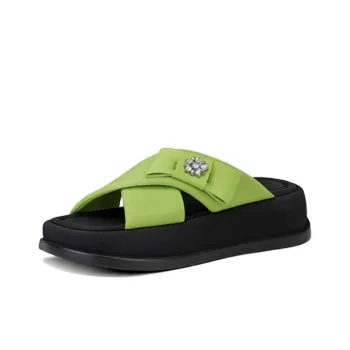 JESSICA SOPHIA Rhinestone Odor Resistant Slide Slippers Women's