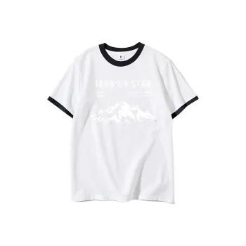 FAIRWHALE Drop Shoulder Sleeve T Shirt Women's