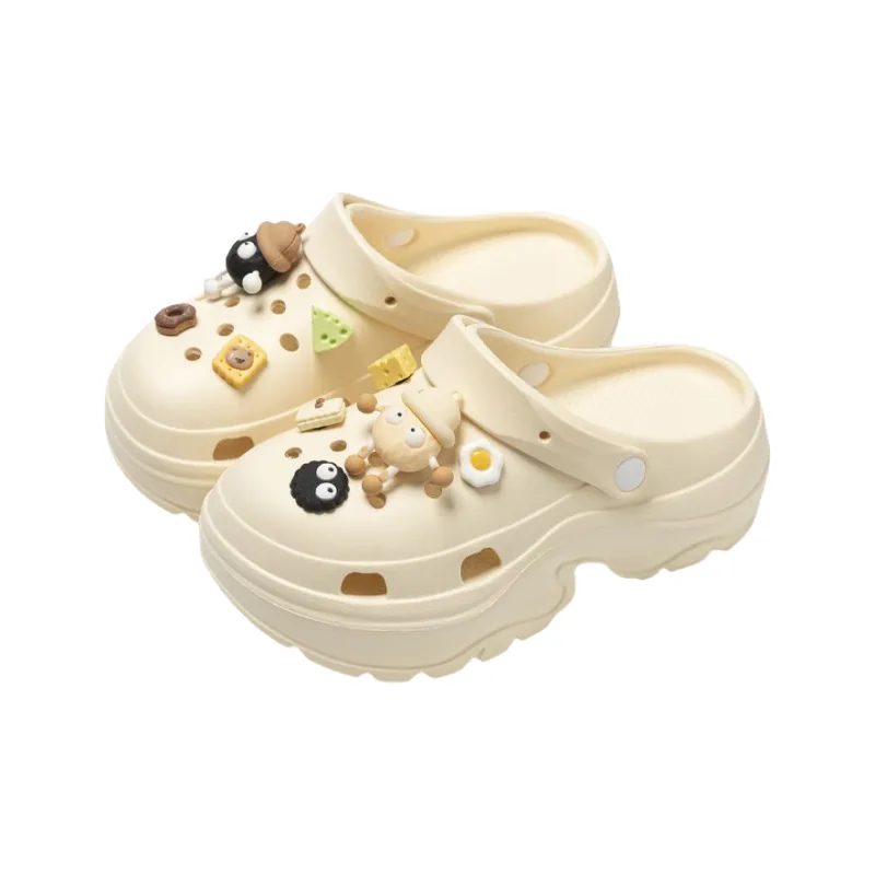 Love Of Wormwood Summer Slip Resistant Students' Eva Squashy And Bouncy Feeling Closed Toe Dormitory Home Slippers-2