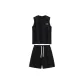 Black+Black[Tank Top Clothing Sets]