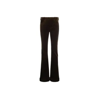 SAINT LAURENT Flared Velvet Trousers
