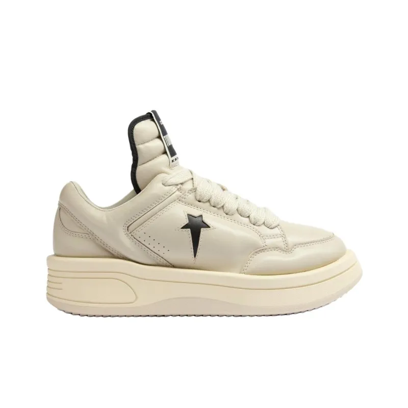 Converse x Rick Owens DRKSHDW Converse X DRKSHDW TURBOWPN Low Top Casual Shoes Unisex Beige-1