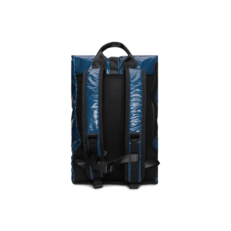 Rains Polyester Backpack Regular Unisex Black/Mist Gray/Quantum Blue/Gray-1