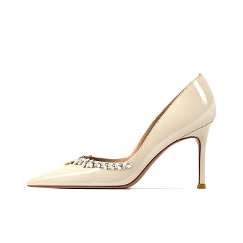 Lan Miao Slim Heel High Heels 6CM Women's Ecru