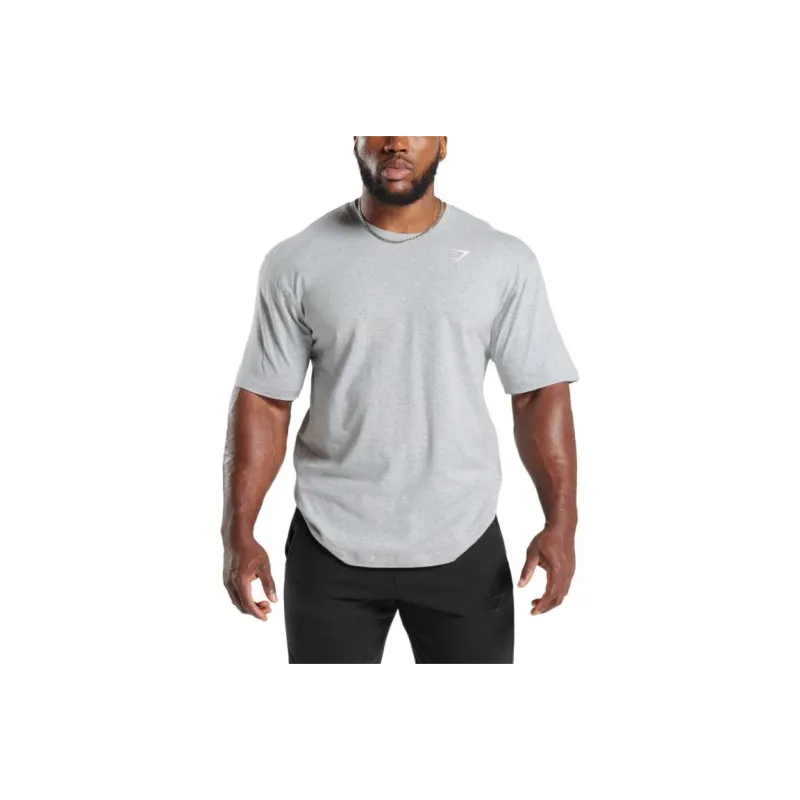 GYMSHARK T Shirt Men's Light Gray-0