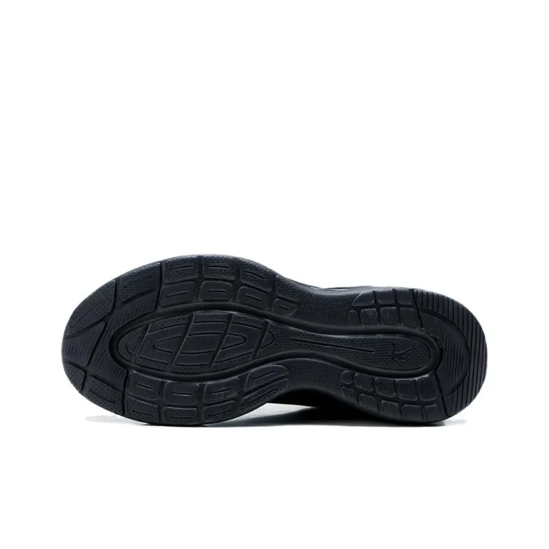QIAODAN Anti Slip Wear Resistant Low Top Casual City Commute Running Shoes Men's Black Lightning Gray-4