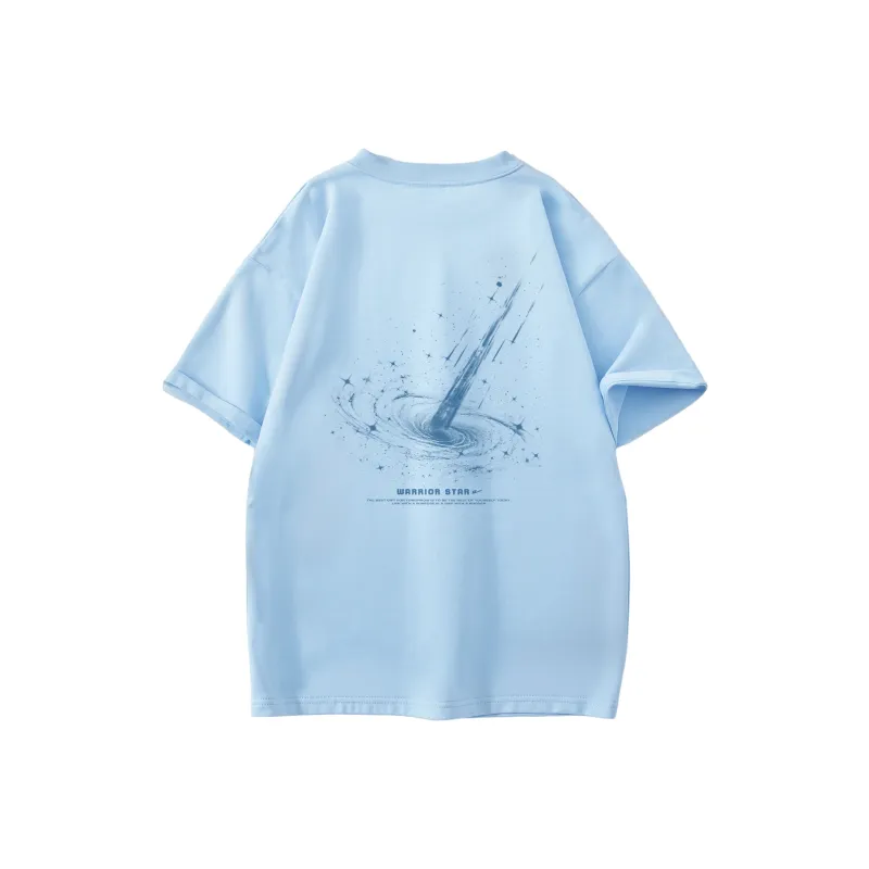 Warrior Huichao Riding The Wind Collection Drop Shoulder Sleeve T Shirt Women's-5