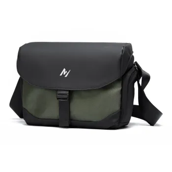 MOYYI Oxford Crossbody Bags Unisex Black Green