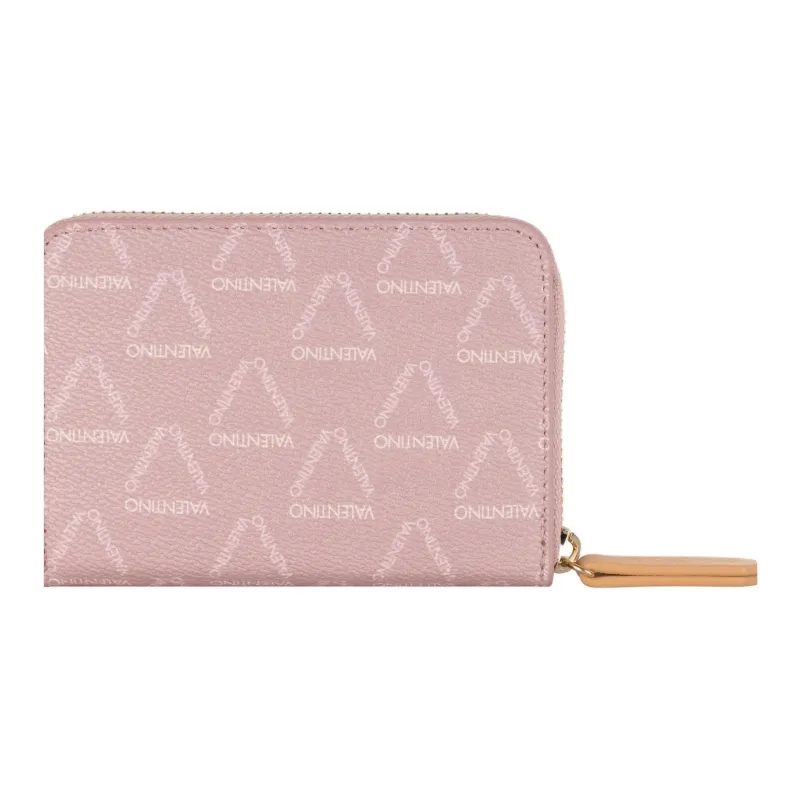 Valentino Polyurethane Wallet Women's Dark Pink-2