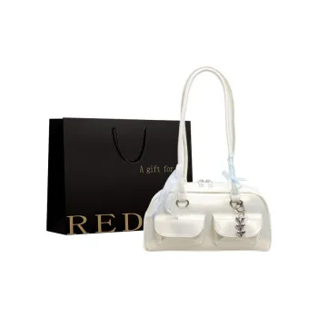 REDOO PU Shoulder Bag Women's Ecru/Pink/Blue/Burgundy/Black