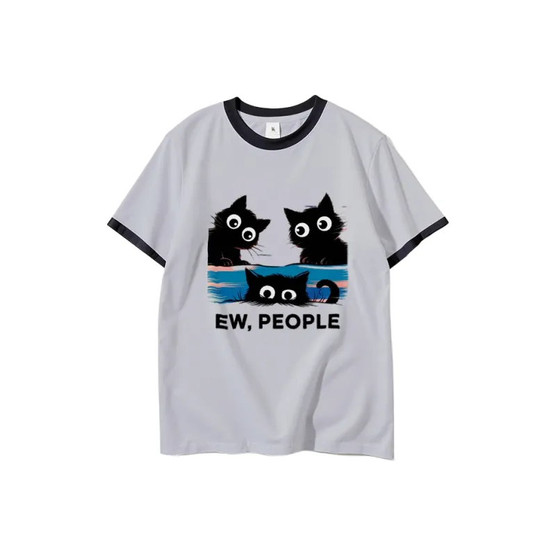 FAIRWHALE Drop Shoulder Sleeve T Shirt Women's-20