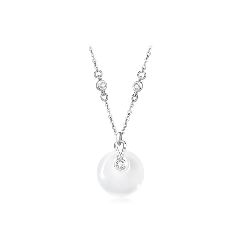 GIFU Chalcedony Jade Necklaces Women's-4