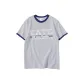 White Gray Navy Blue Edge
