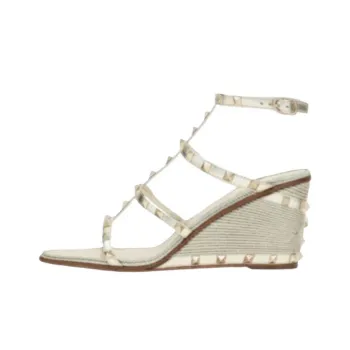 Valentino Roman Sandals 8cm Women's Gold