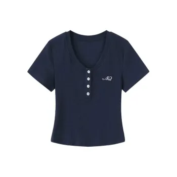 FOREVER 21 T Shirts Women's Navy Blue