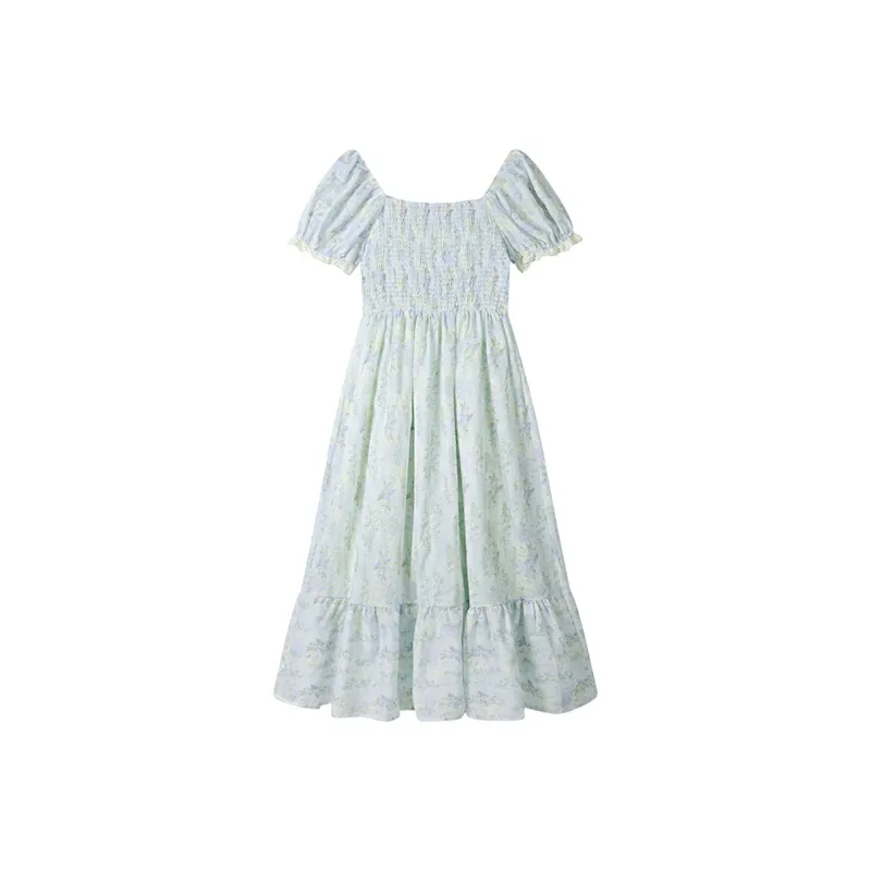 Peaches Peaches Short Sleeved Dress Women's-15