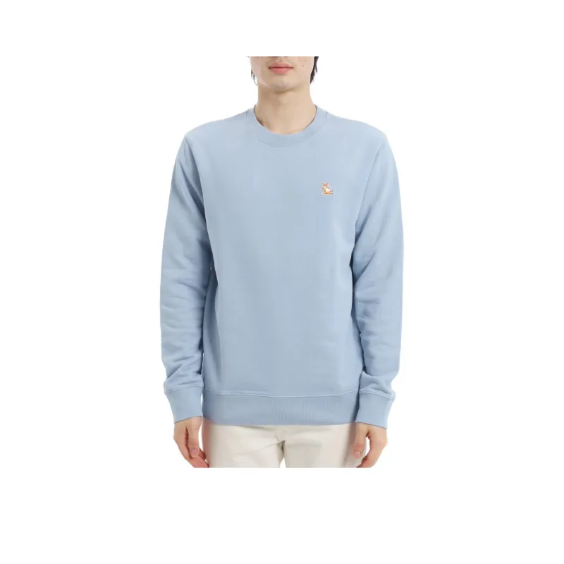 Maison Kitsune Chillax Fox Patch Crewneck Sweatshirt-0
