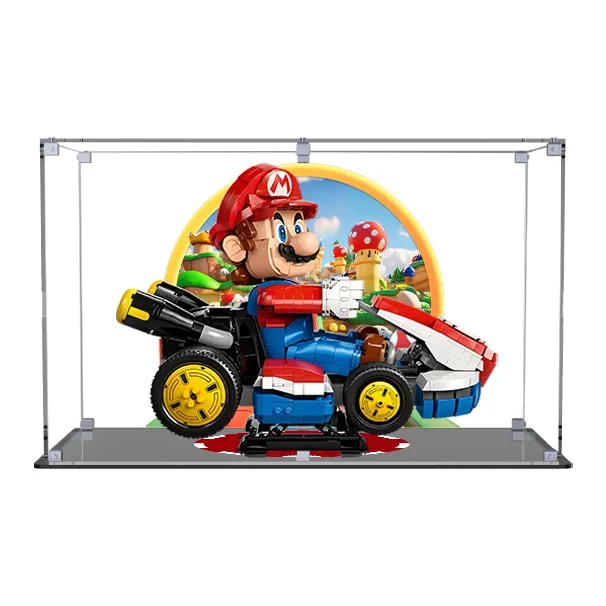 KGBOX 72037 Mario Go Kart Mario Acrylic Display Case Storage Dust Cover Model Accessories-2