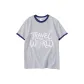 White Gray Navy Blue Edge