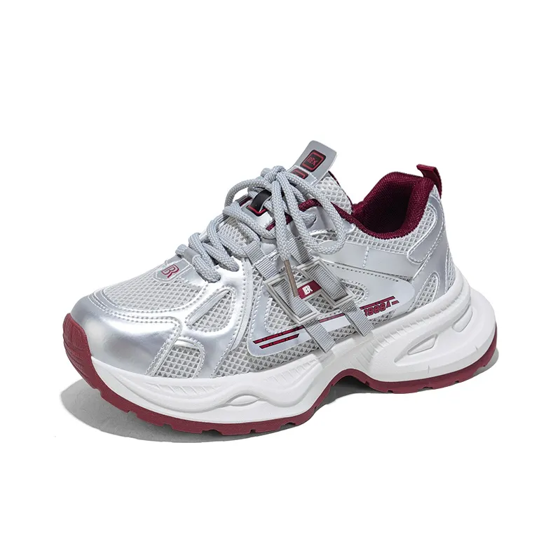 RENBEN Height Increasing Slip Resistant Low Top Chunky Sneakers Women's-8