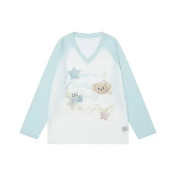 ABCMININ Raglan Sleeve T Shirt Women's