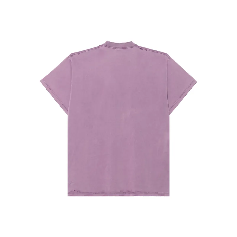 Balenciaga 3b Liquefied Distressed Oversized T Shirt-1