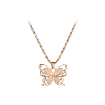 WINGSTOP Glass Cat Eye Jade Necklaces Women's