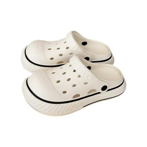 Thin Strips Slippers Women's, White