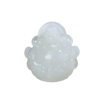 Jade Charm Yao Hetian Jade Pendants White Jade/Pale Greenish White Jade Unisex