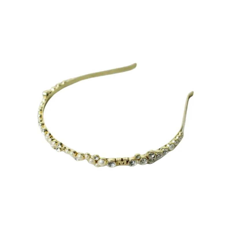 MaxMara Metal, Glass Hair Clips Women's Gold-1