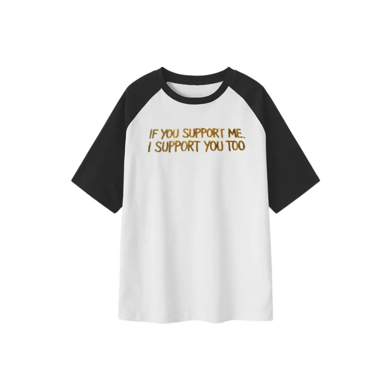 FAIRWHALE Drop Shoulder Sleeve T Shirt Women's-4