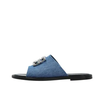Givenchy 4G Liquid Slide Slippers Women's Blue