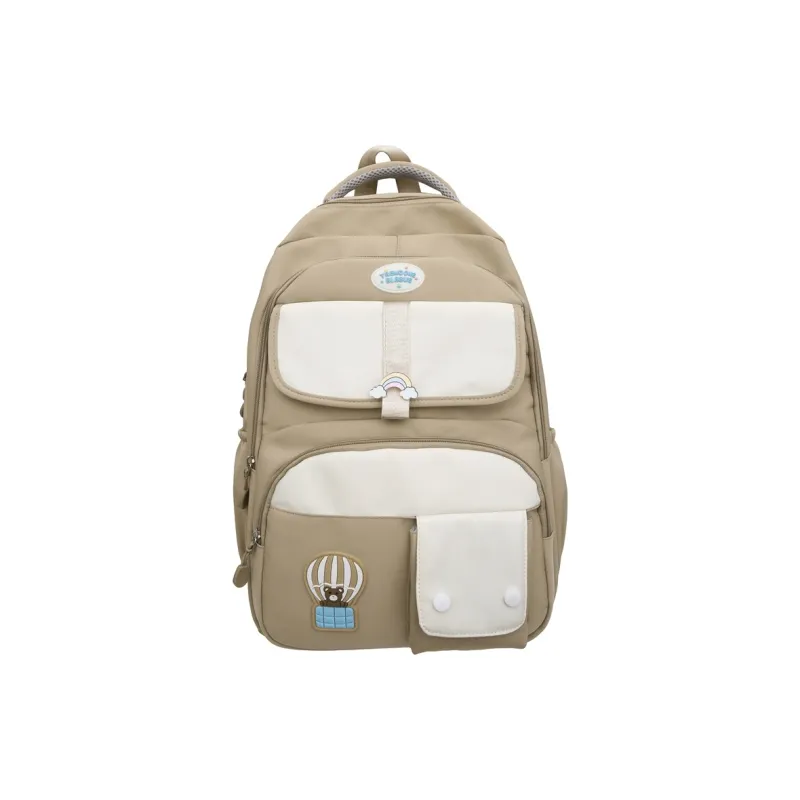 Yalu Nylon Backpack Unisex Multicolor-12