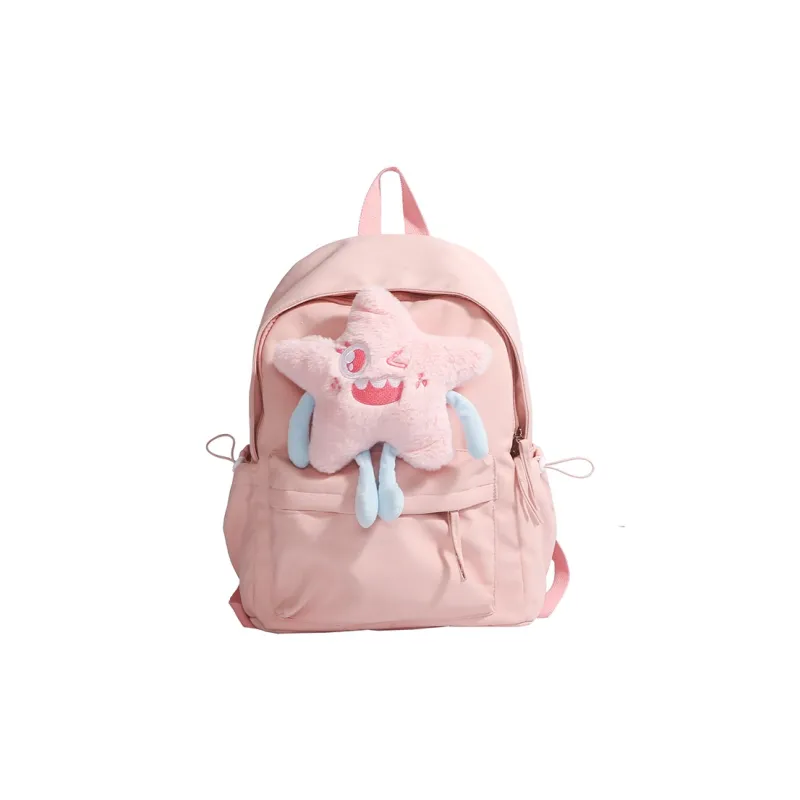 Yalu Nylon Backpack Regular Unisex Multicolor-6