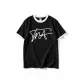 Black with White Edge