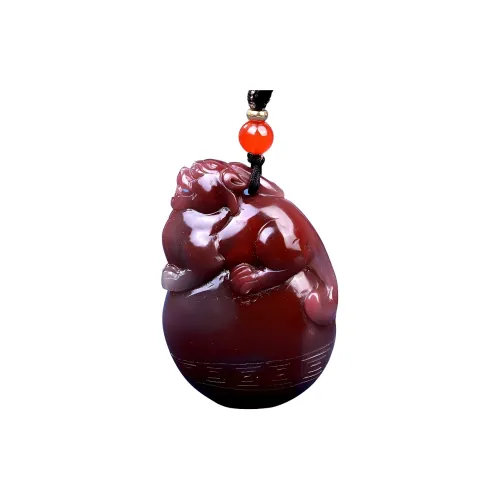 JUNSHANMEIYU Agate Pendants Men's