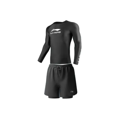 LiNing Black Swimsuit Set Men's